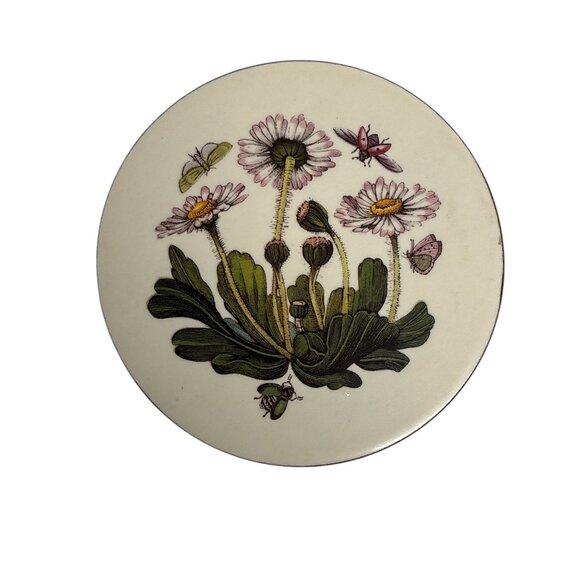Portmeirion Botanical Garden Round Cork-Backed Coasters Set Of 6 - Picture 8 of 13